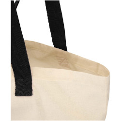 Sac publicitaire shopping Sierra pliable en coton recyclé GRS 140 g/m2 7 L