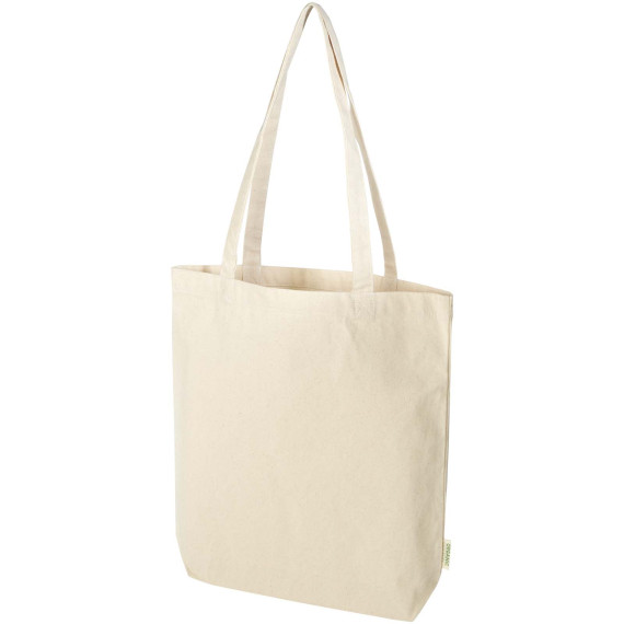 Sac publicitaire shopping Odisha de 10 L bio certifié OCS 270 g/m²