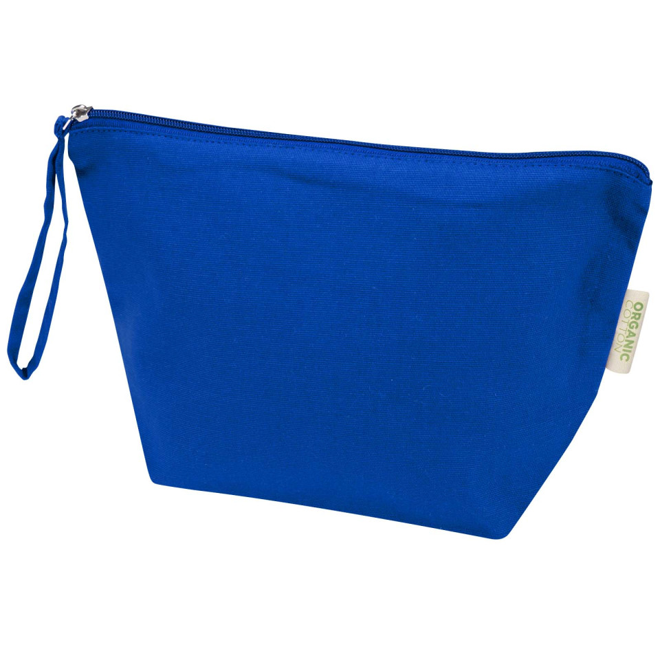 Grande pochette publicitaire à accessoires Odisha de 3 L bio certifiée OCS 180 g/m²