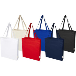 Sac publicitaire shopping à soufflets Odisha bio OCS 180 g/m2 de 14 L