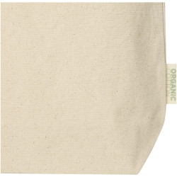 Sac publicitaire shopping Odisha bio OCS à large fond 180 g/m2 de 11 L