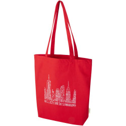 Sac publicitaire shopping Odisha bio OCS à large fond 180 g/m2 de 11 L