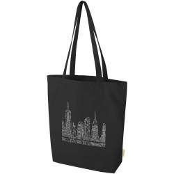 Sac publicitaire shopping Odisha bio OCS à large fond 180 g/m2 de 11 L