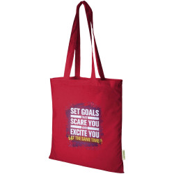 Sac publicitaire shopping Odisha de 7 L bio certifié OCS 140 g/m²