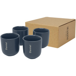 Tasse publicitaire à espresso Male de 90 ml à 4 pièces