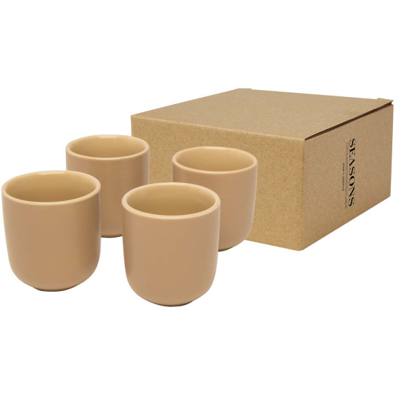 Tasse publicitaire à espresso Male de 90 ml à 4 pièces