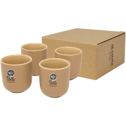 Tasse publicitaire à espresso Male de 90 ml à 4 pièces