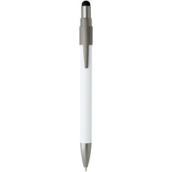 Stylo publicitaire bille recyclé RCS avec stylet et toupie antistress Rill