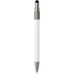 Stylo publicitaire bille recyclé RCS avec stylet et toupie antistress Rill