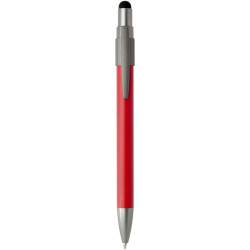Stylo publicitaire bille recyclé RCS avec stylet et toupie antistress Rill