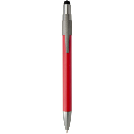 Stylo publicitaire bille recyclé RCS avec stylet et toupie antistress Rill