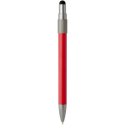 Stylo publicitaire bille recyclé RCS avec stylet et toupie antistress Rill