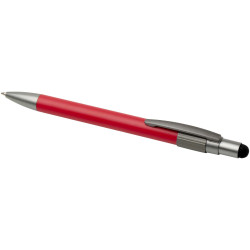 Stylo publicitaire bille recyclé RCS avec stylet et toupie antistress Rill