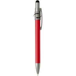 Stylo publicitaire bille recyclé RCS avec stylet et toupie antistress Rill