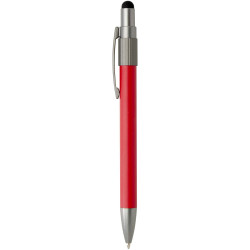 Stylo publicitaire bille recyclé RCS avec stylet et toupie antistress Rill