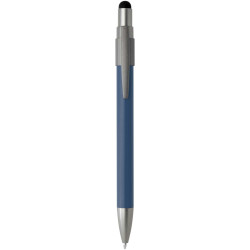Stylo publicitaire bille recyclé RCS avec stylet et toupie antistress Rill