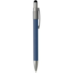 Stylo publicitaire bille recyclé RCS avec stylet et toupie antistress Rill