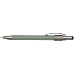 Stylo publicitaire bille recyclé RCS avec stylet et toupie antistress Rill