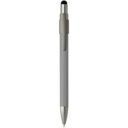 Stylo publicitaire bille recyclé RCS avec stylet et toupie antistress Rill