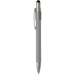 Stylo publicitaire bille recyclé RCS avec stylet et toupie antistress Rill
