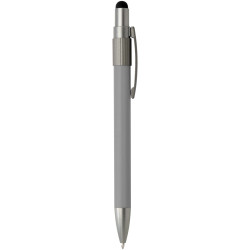 Stylo publicitaire bille recyclé RCS avec stylet et toupie antistress Rill