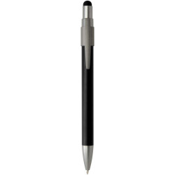 Stylo publicitaire bille recyclé RCS avec stylet et toupie antistress Rill