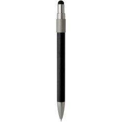 Stylo publicitaire bille recyclé RCS avec stylet et toupie antistress Rill