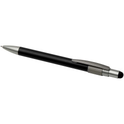 Stylo publicitaire bille recyclé RCS avec stylet et toupie antistress Rill