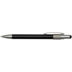 Stylo publicitaire bille recyclé RCS avec stylet et toupie antistress Rill