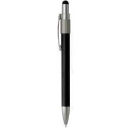 Stylo publicitaire bille recyclé RCS avec stylet et toupie antistress Rill