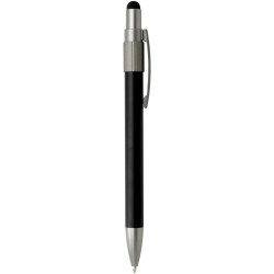 Stylo publicitaire bille recyclé RCS avec stylet et toupie antistress Rill
