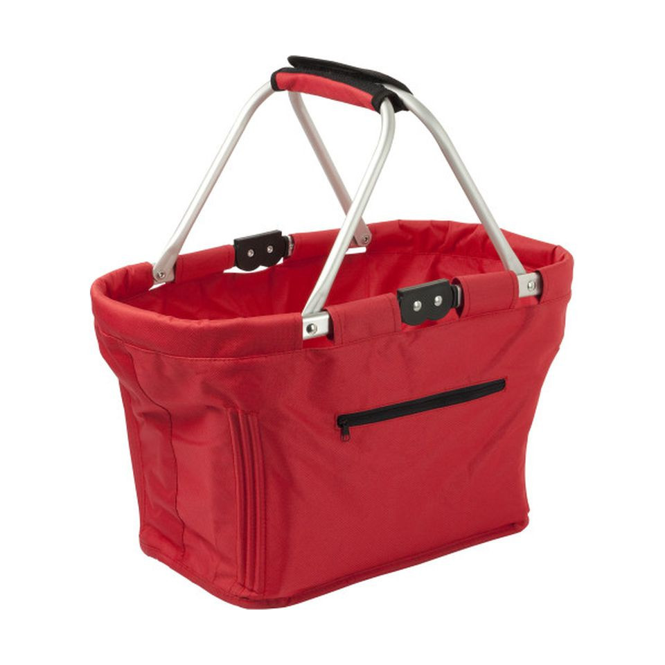 Corbeille shopping pliable publicitaire