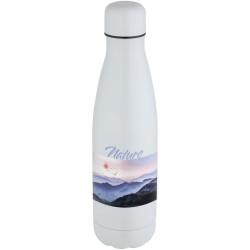 Bouteille publicitaire Cove en acier inoxydable de 500 ml à isolation sous vide avec impression par sublimation
