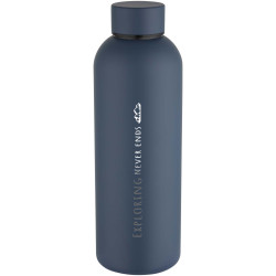 Bouteille publicitaire d’eau Spring de 750 ml en acier inoxydable recyclé certifié RCS à simple paroi