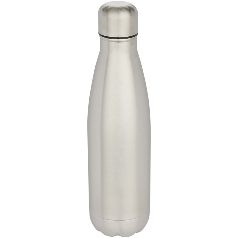 Bouteille publicitaire d’eau Cove de 750 ml en acier inoxydable recyclé certifié RCS à simple paroi