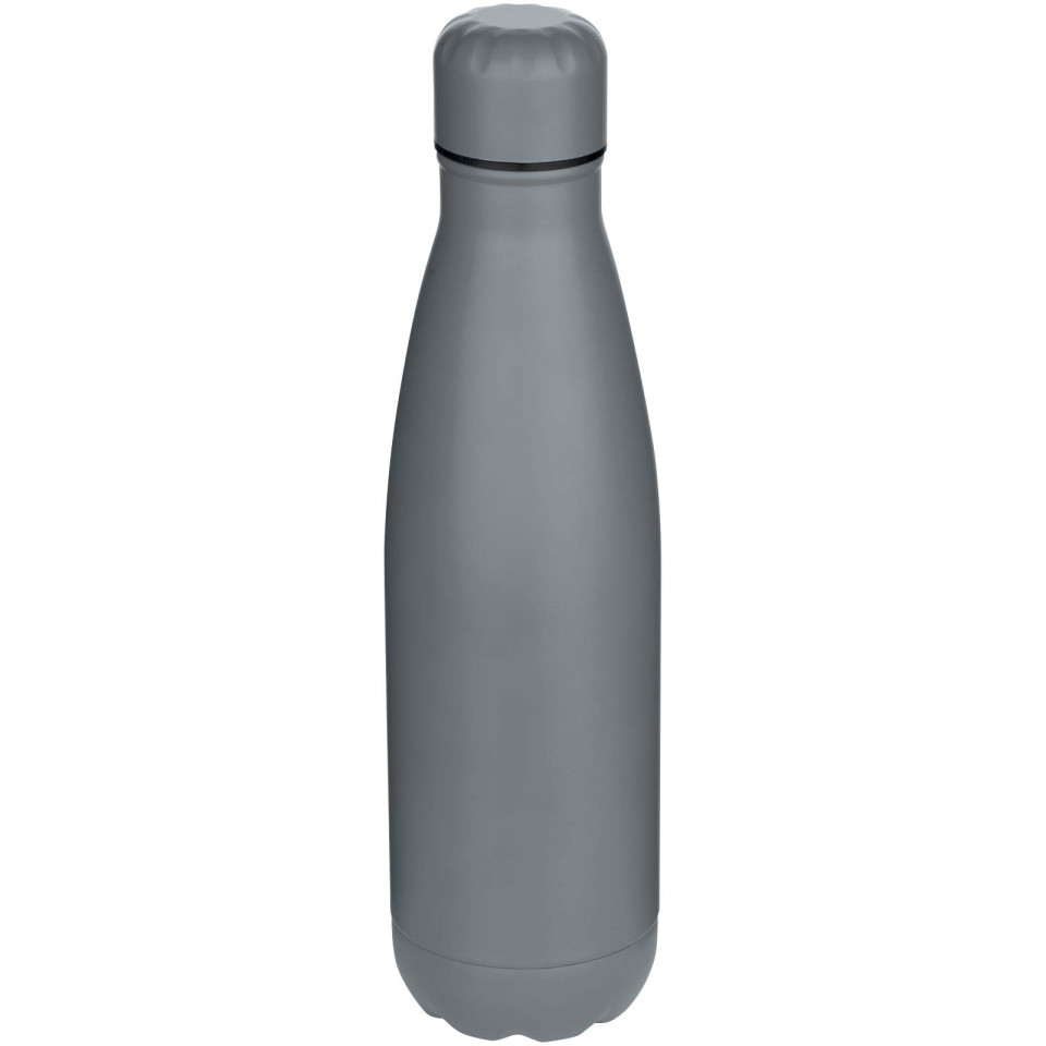 Bouteille publicitaire d’eau Cove de 750 ml en acier inoxydable recyclé certifié RCS à simple paroi