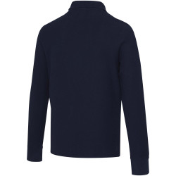 Polo publicitaire unisexe Zeus à manches longues et demi fermeture éclair