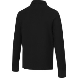 Polo publicitaire unisexe Zeus à manches longues et demi fermeture éclair