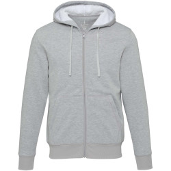 Sweat publicitaire à capuche sherpa Natron intégralement zippé