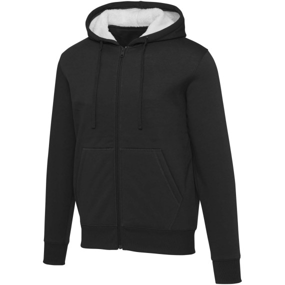 Sweat publicitaire à capuche sherpa Natron intégralement zippé