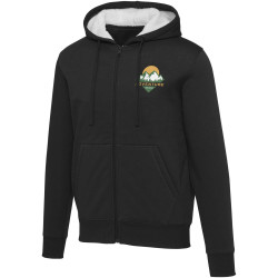 Sweat publicitaire à capuche sherpa Natron intégralement zippé