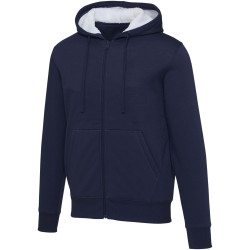 Sweat publicitaire à capuche sherpa Natron intégralement zippé