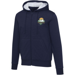 Sweat publicitaire à capuche sherpa Natron intégralement zippé