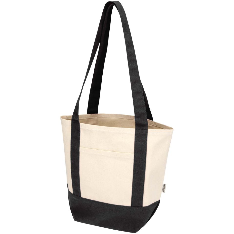 Mini sac publicitaire shopping Sam en coton recyclé GRS 320 g/m2