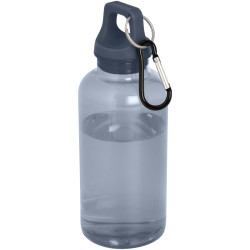Bouteille publicitaire d'eau 400 ml en aluminium recyclé certifié RCS Oregon avec mousqueton