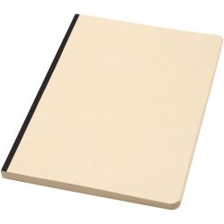 Carnet publicitaire Liliana à couverture souple en canne à sucre et RPET A5