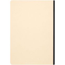 Carnet publicitaire Liliana à couverture souple en canne à sucre et RPET A5