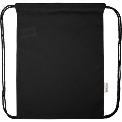 Sac publicitaire de 5 L avec cordon Oregon Blend en coton recyclé 140 g/m² certifié GRS