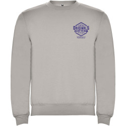 Pull publicitaire ras du cou Clasica unisexe Roly 280 g/m2