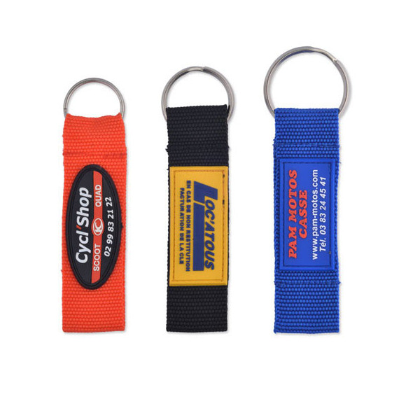 Strap nylon publicitaire avec Patch PVC